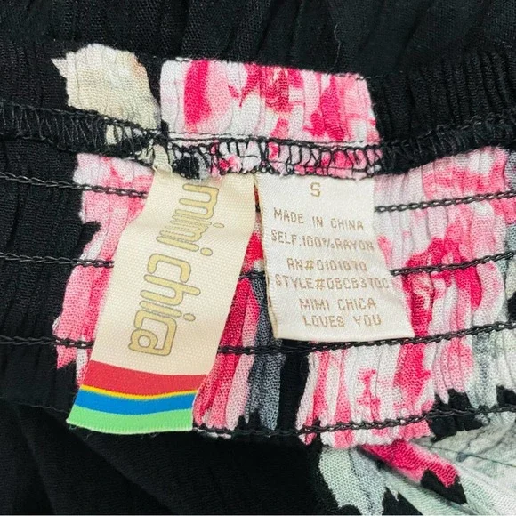 Mimi Chica - NWOT Front Tie Floral Dress - Picture 11 of 12